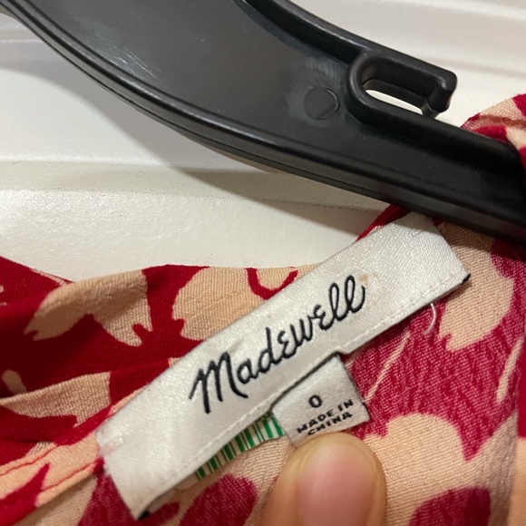 Madewell wrap-front romper in mini daisy - Picture 6 of 6